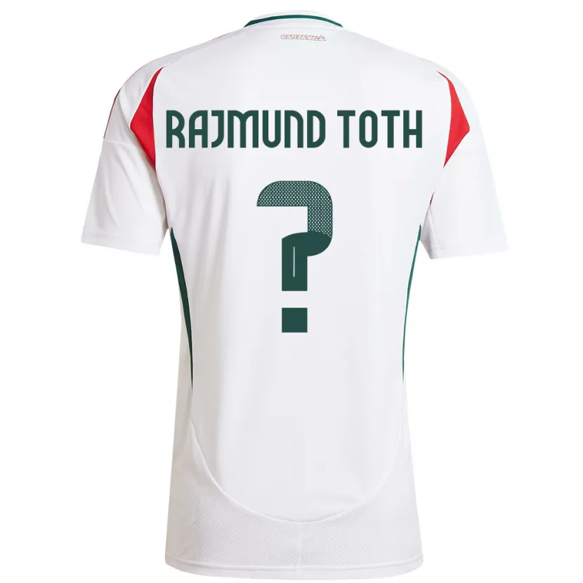 Danxen Kid Hungary Rajmund Tóth #0 White Away Jersey 24-26 T-Shirt