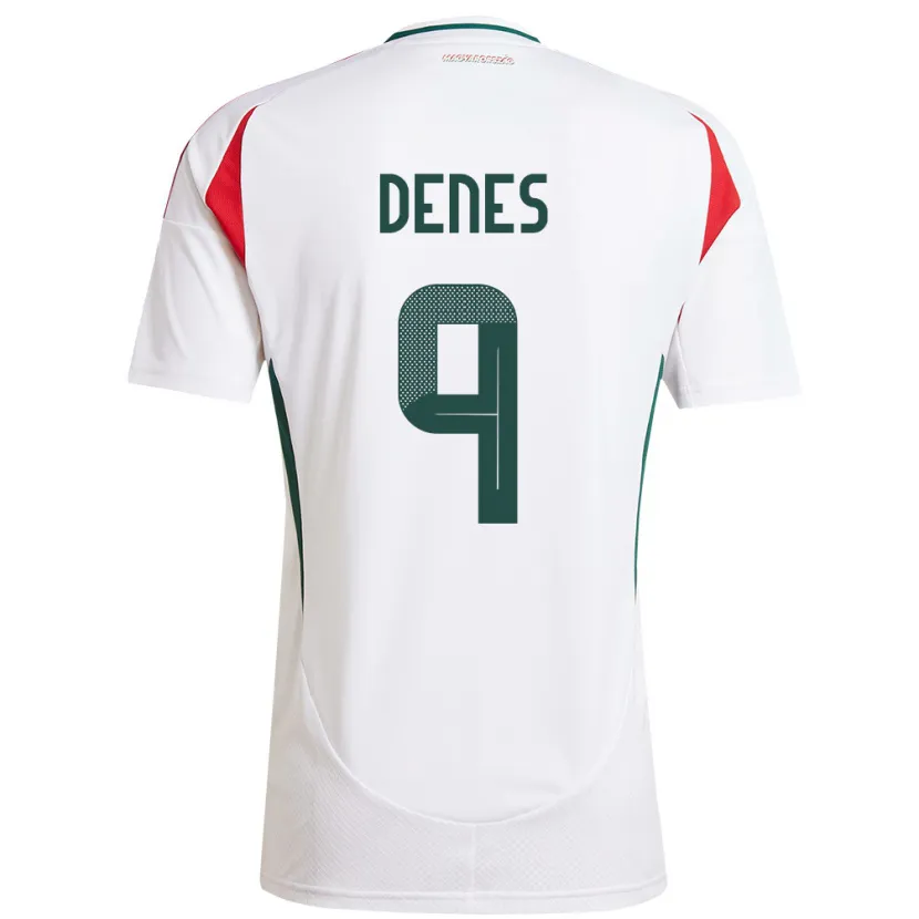 Danxen Kid Hungary Csanád-Vilmos Dénes #9 White Away Jersey 24-26 T-Shirt