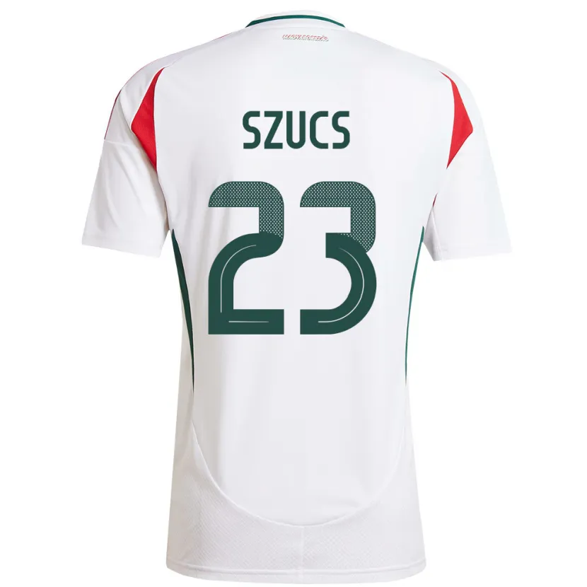 Danxen Kid Hungary Tamás Szűcs #23 White Away Jersey 24-26 T-Shirt