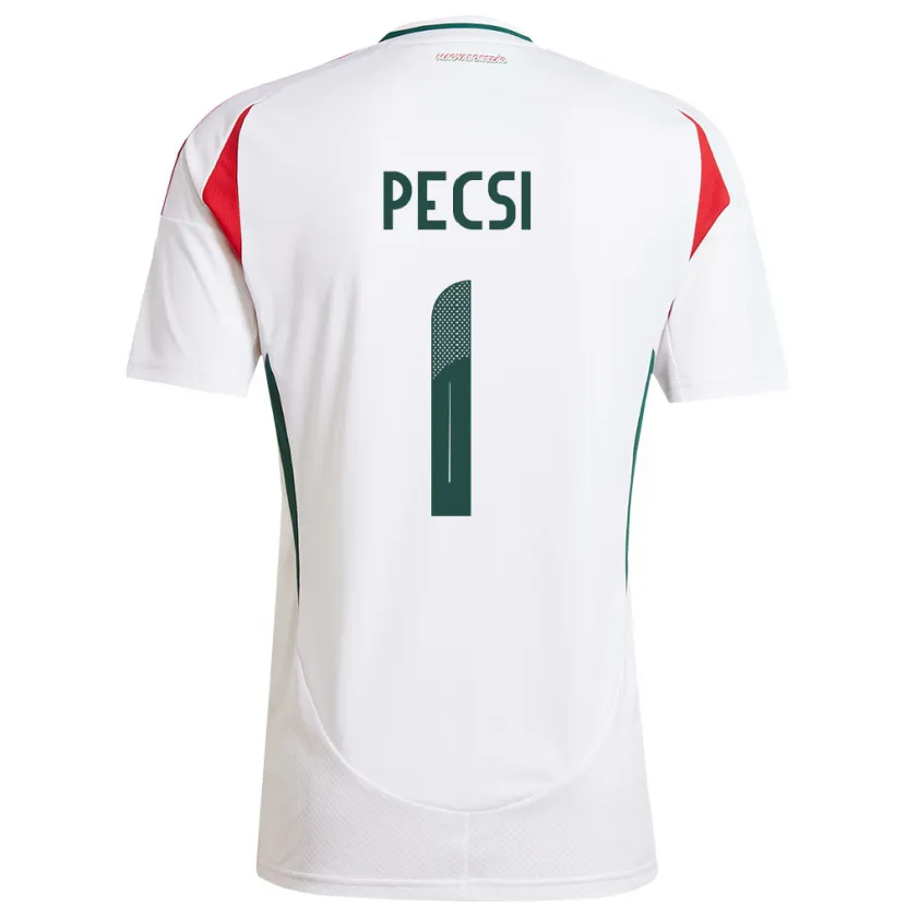 Danxen Kid Hungary Ármin Pécsi #1 White Away Jersey 24-26 T-Shirt