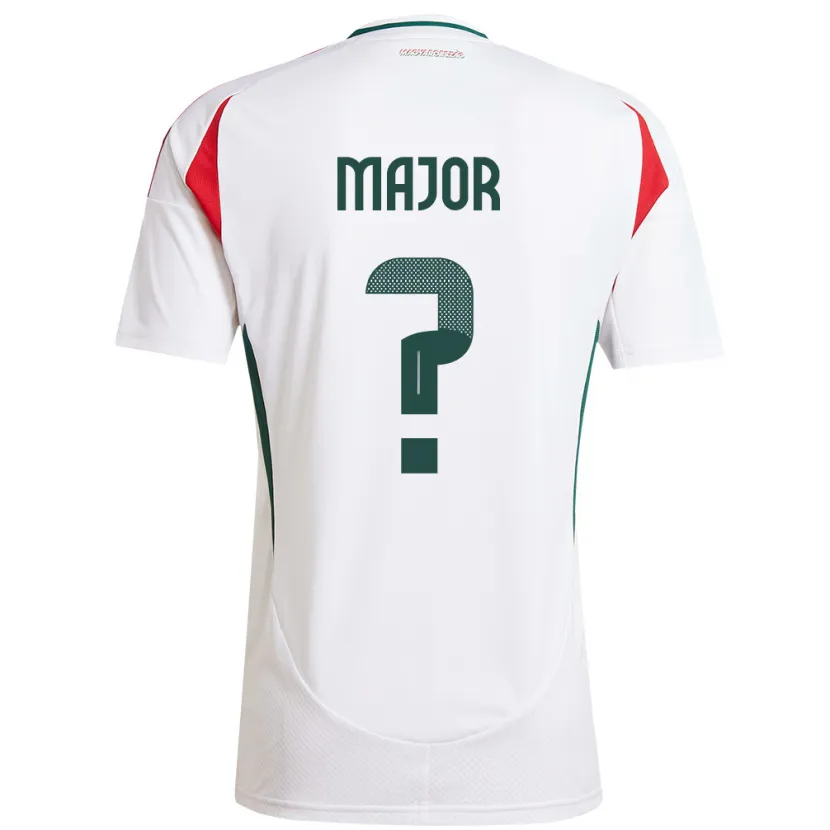 Danxen Kid Hungary Marcell Major #0 White Away Jersey 24-26 T-Shirt