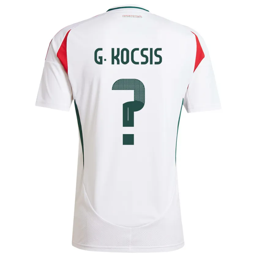 Danxen Kid Hungary Gergely Kocsis #0 White Away Jersey 24-26 T-Shirt