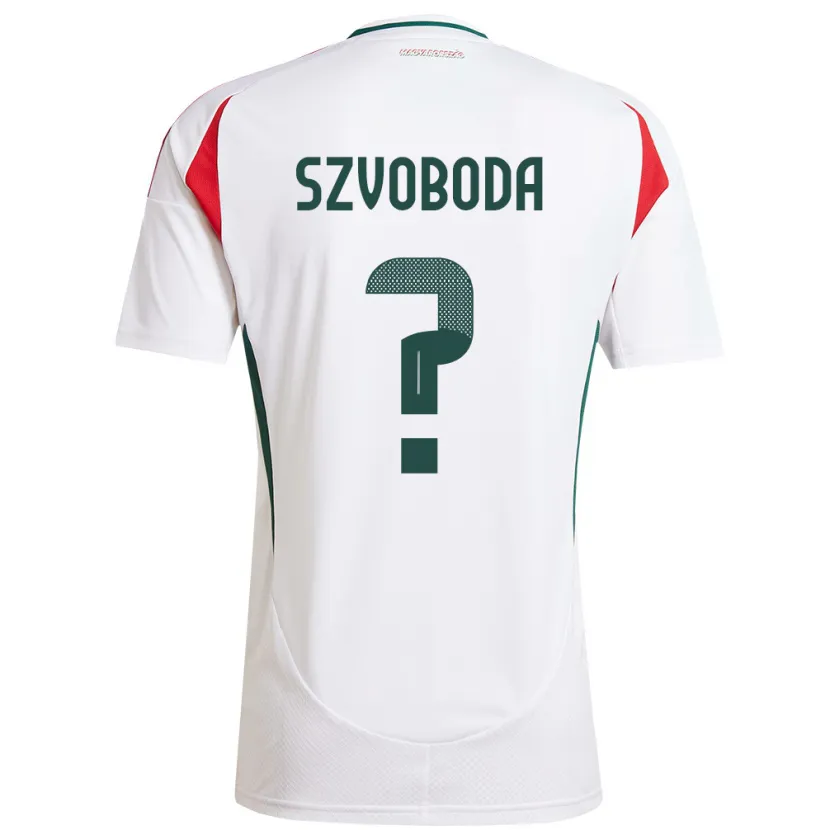 Danxen Kid Hungary Dániel Szvoboda #0 White Away Jersey 24-26 T-Shirt