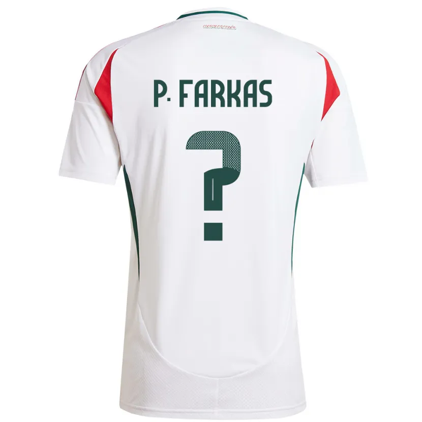 Danxen Kid Hungary Patrik Farkas #0 White Away Jersey 24-26 T-Shirt