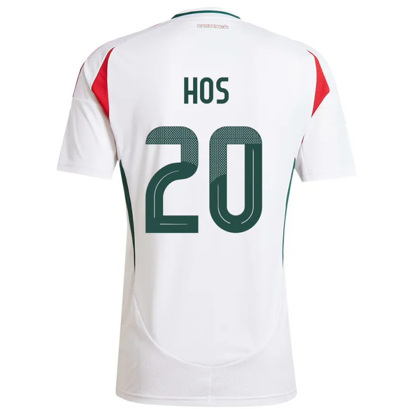 Danxen Kid Hungary Zsombor Hős #20 White Away Jersey 24-26 T-Shirt