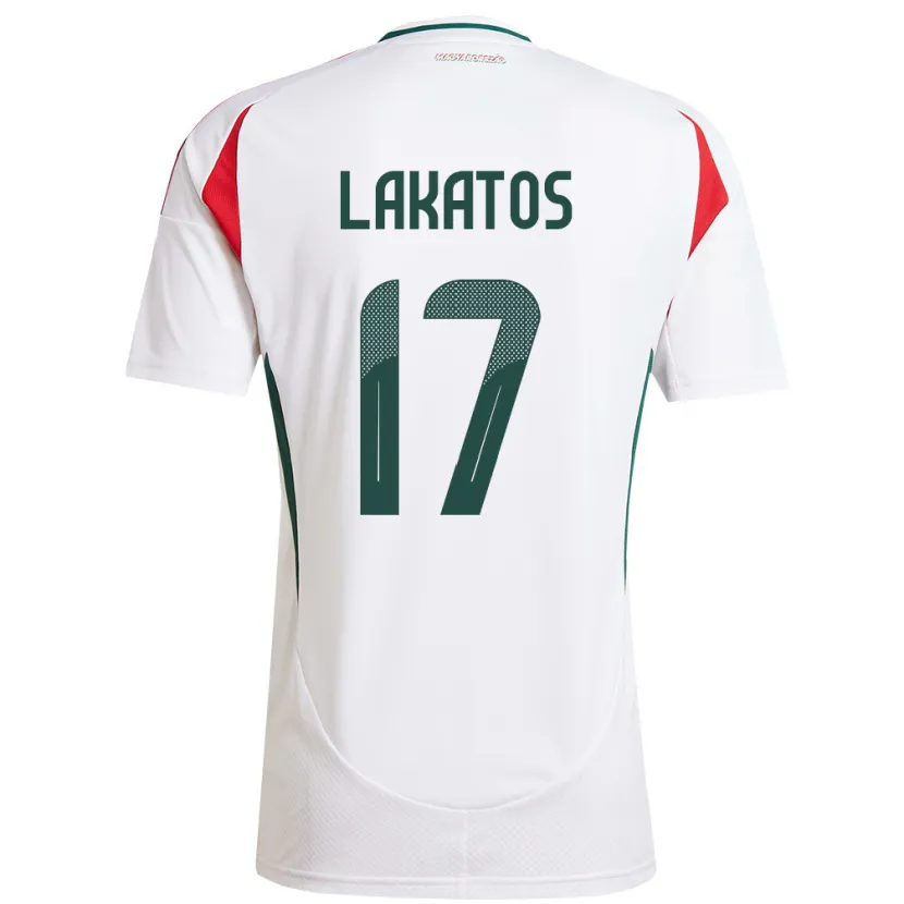 Danxen Kid Hungary Noel Lakatos #17 White Away Jersey 24-26 T-Shirt