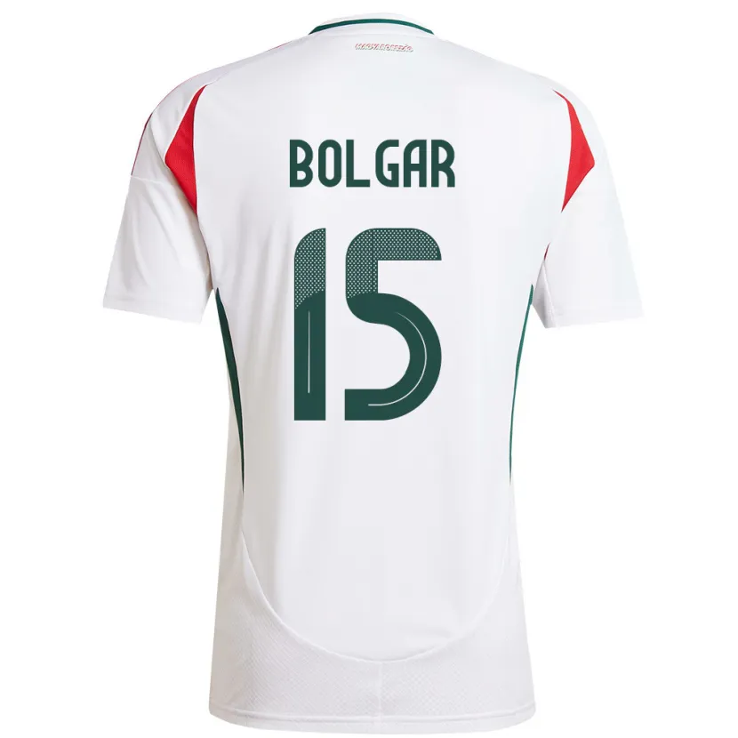 Danxen Kid Hungary Botond Bolgár #15 White Away Jersey 24-26 T-Shirt