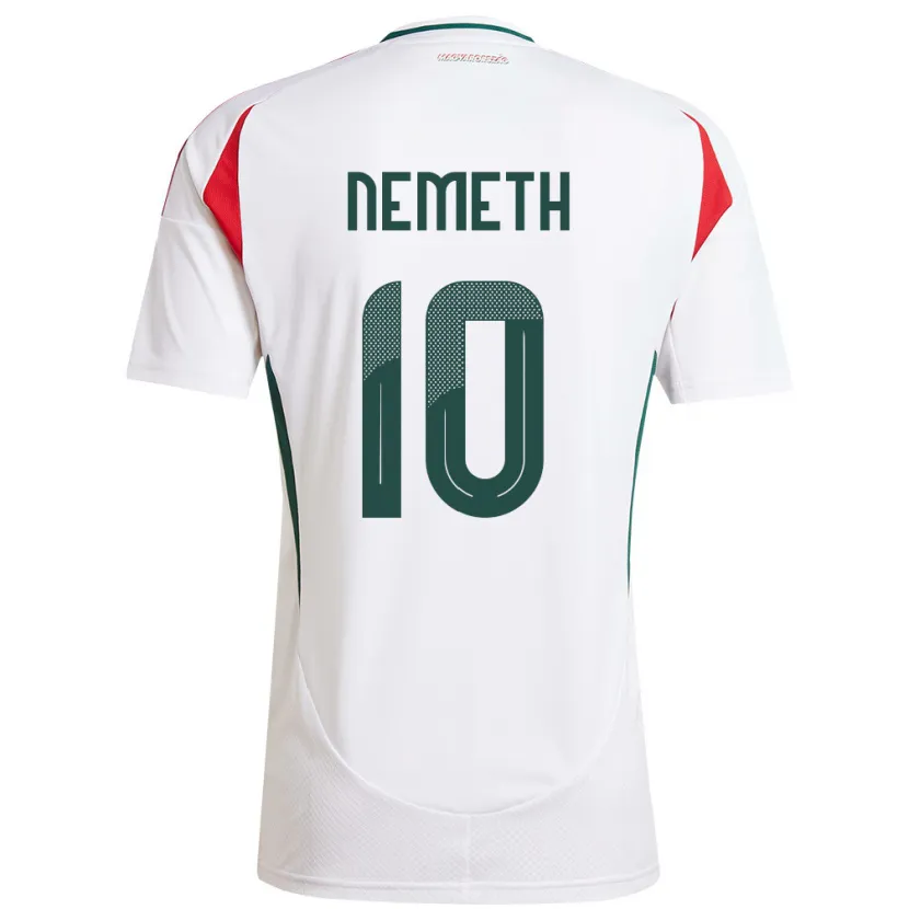 Danxen Kid Hungary Hunor Németh #10 White Away Jersey 24-26 T-Shirt