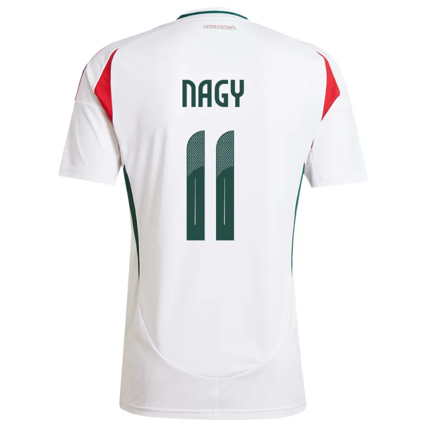 Danxen Kid Hungary Virág Nagy #11 White Away Jersey 24-26 T-Shirt