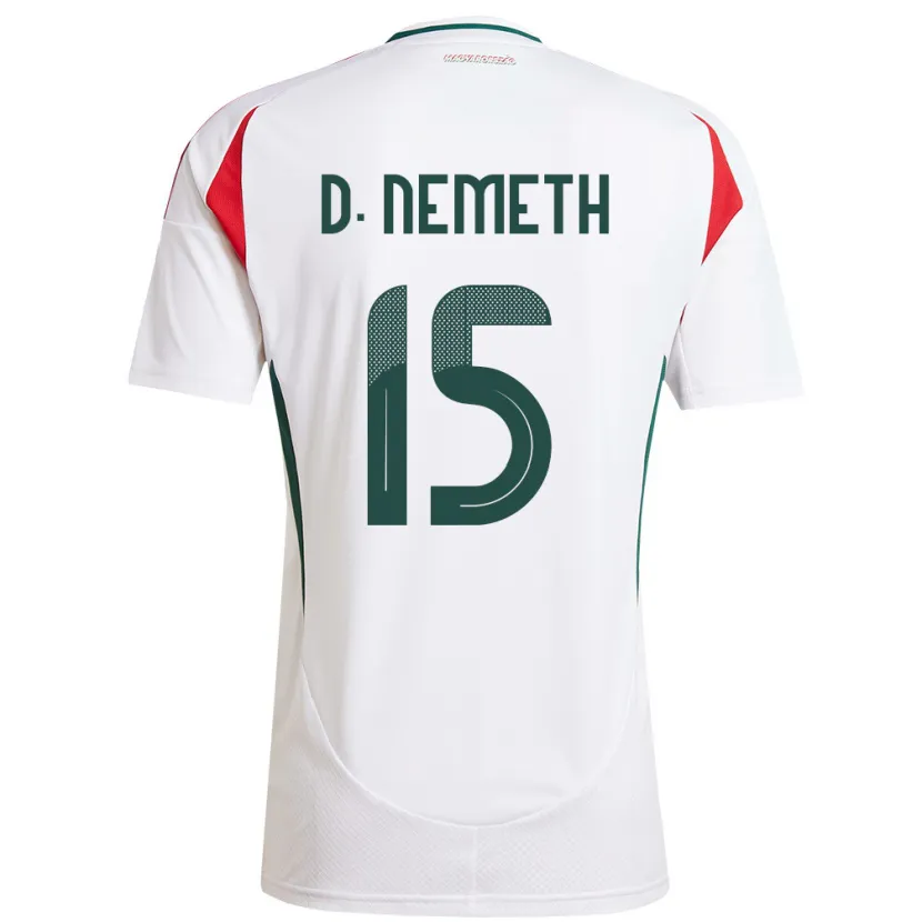 Danxen Kid Hungary Diana Németh #15 White Away Jersey 24-26 T-Shirt