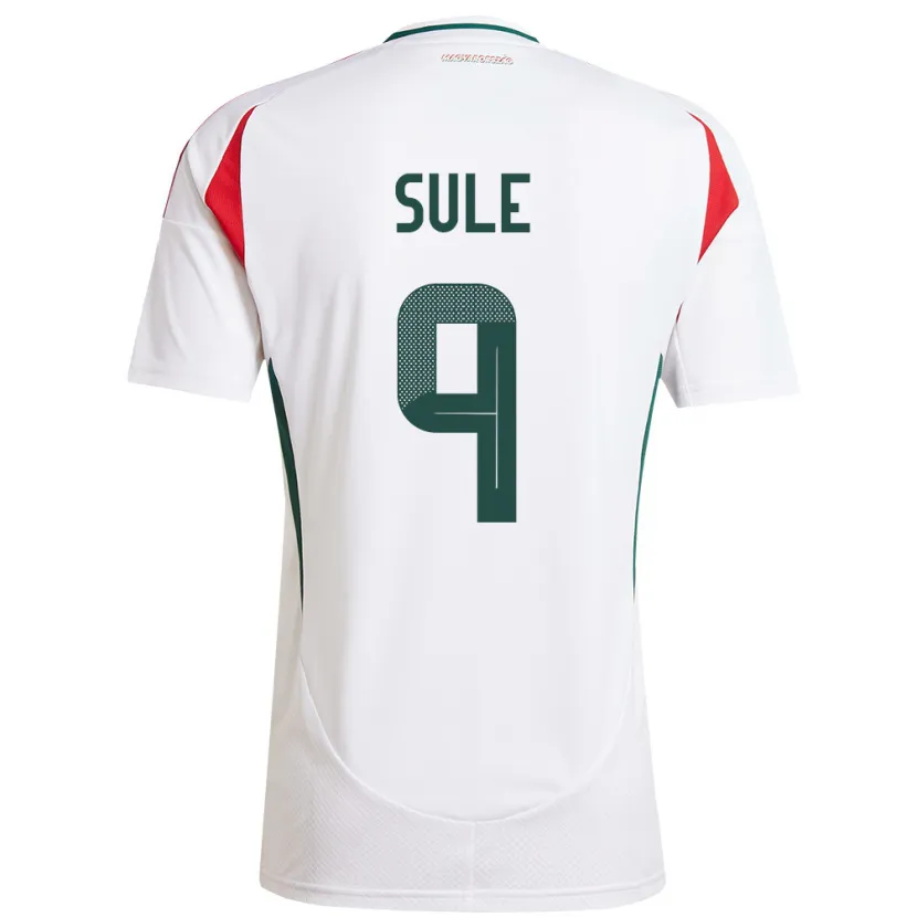 Danxen Kid Hungary Dóra Süle #9 White Away Jersey 24-26 T-Shirt