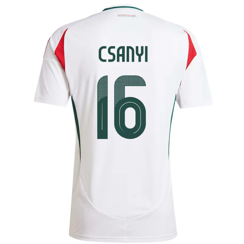 Danxen Kid Hungary Diána Csányi #16 White Away Jersey 24-26 T-Shirt