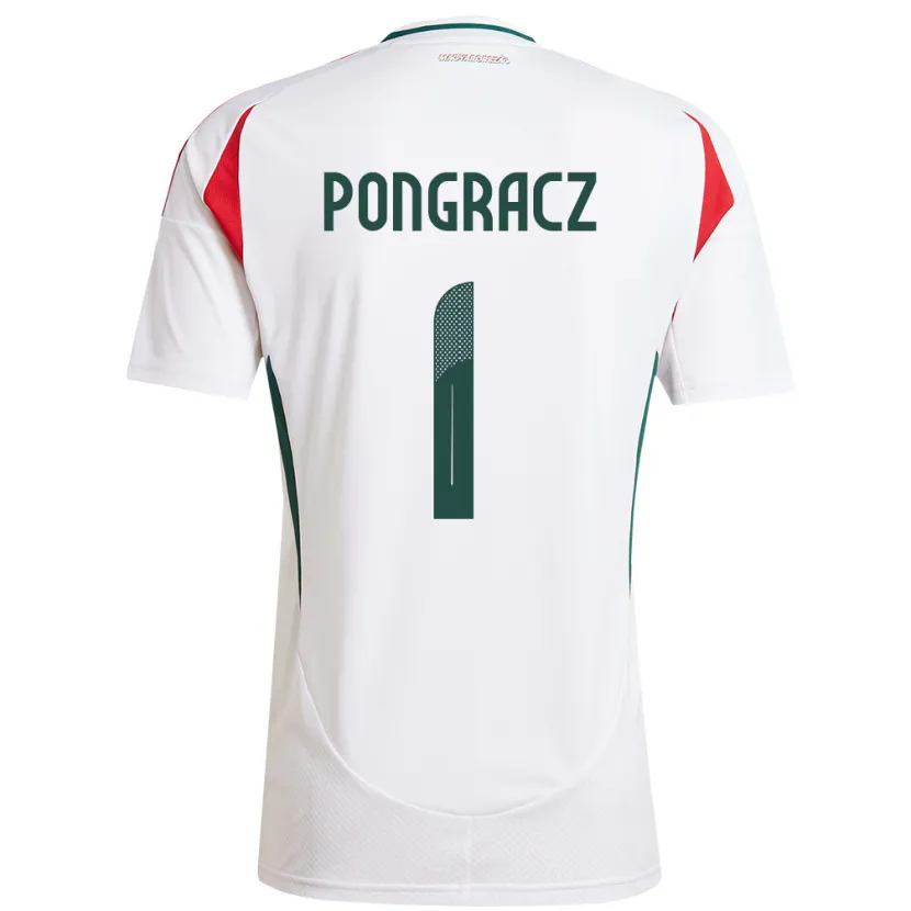 Danxen Kid Hungary Agness Pongracz #1 White Away Jersey 24-26 T-Shirt