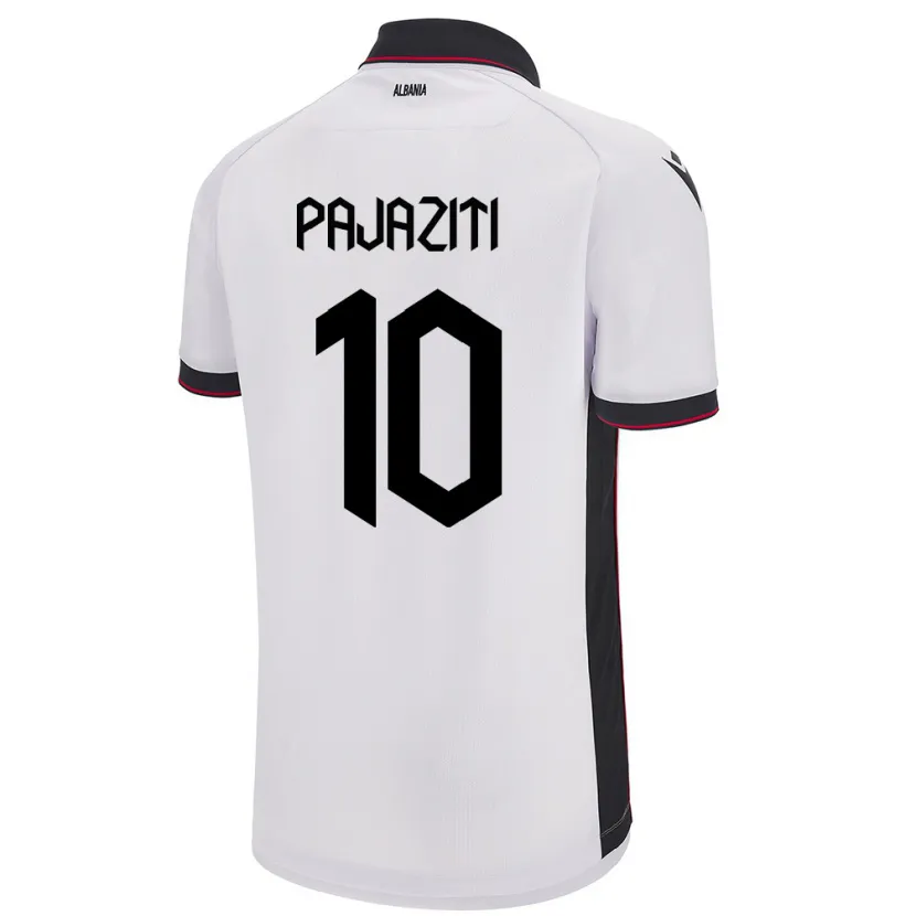 Danxen Kid Albania Adrion Pajaziti #10 White Away Jersey 24-26 T-Shirt