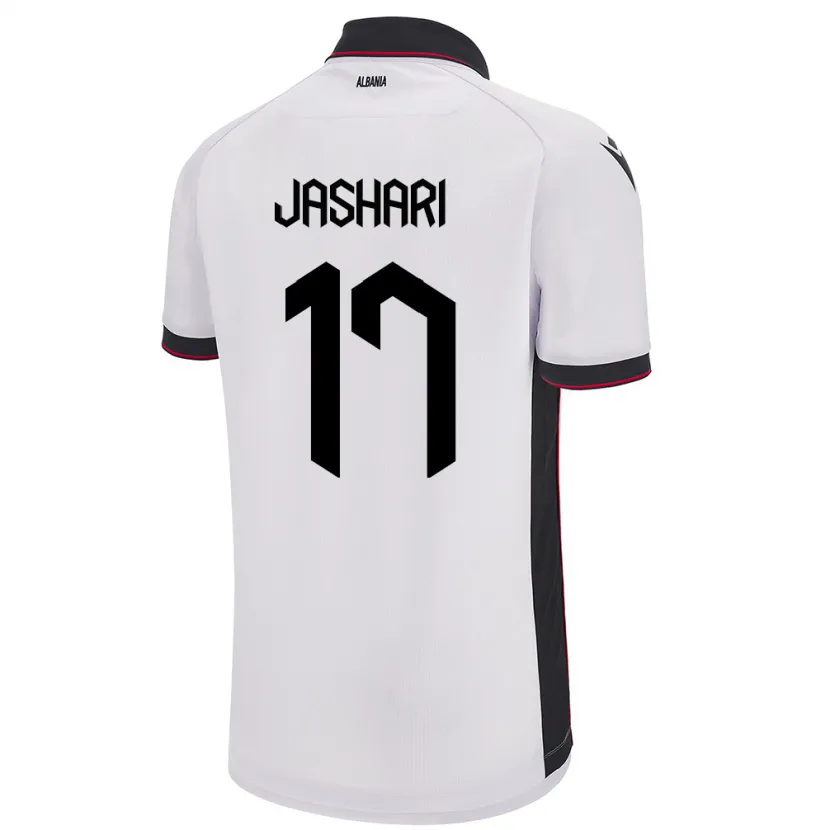 Danxen Kid Albania Elion Jashari #17 White Away Jersey 24-26 T-Shirt