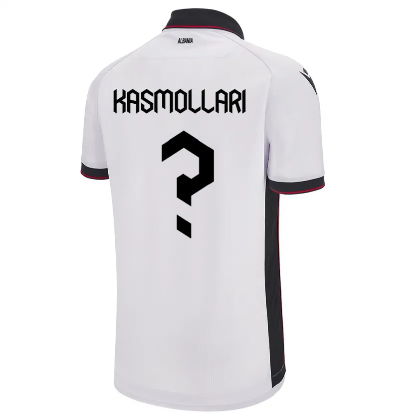 Danxen Kid Albania Oresti Kasmollari #0 White Away Jersey 24-26 T-Shirt