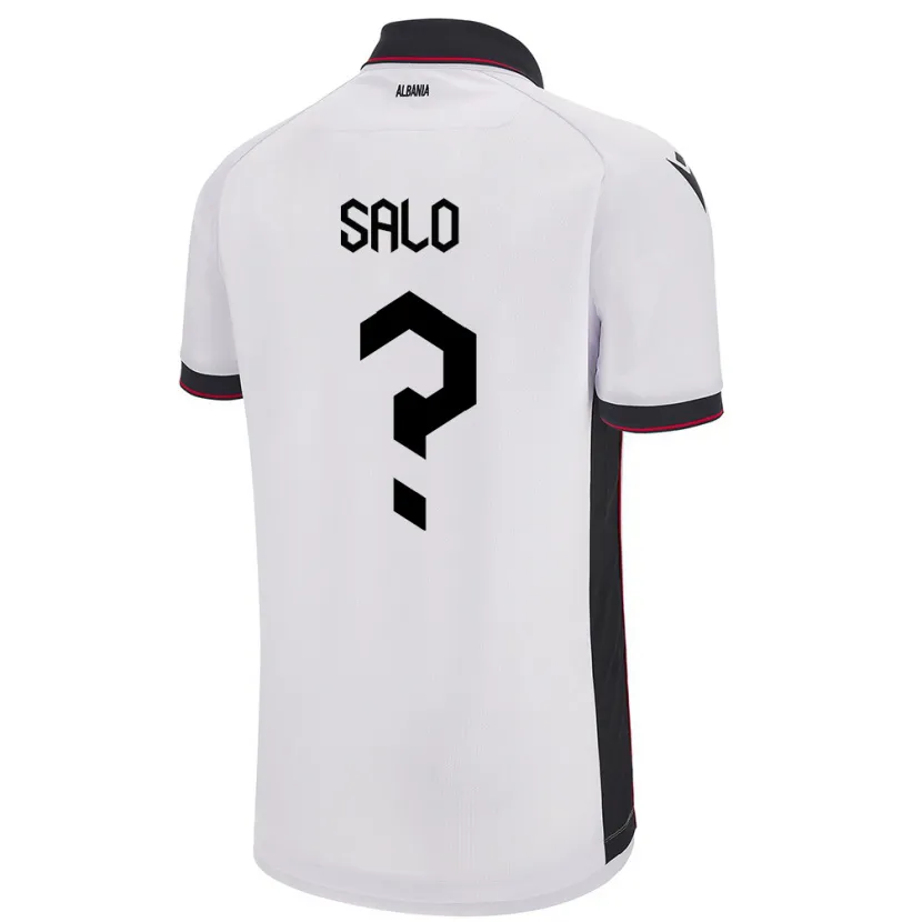 Danxen Kid Albania Asim Salo #0 White Away Jersey 24-26 T-Shirt