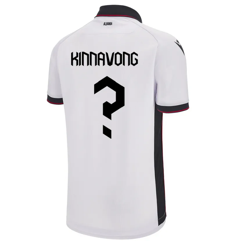 Danxen Kid Albania Jordan Kinnavong #0 White Away Jersey 24-26 T-Shirt