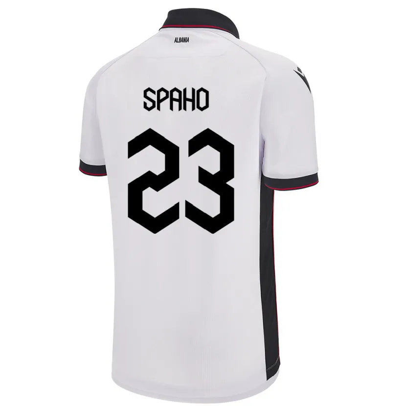 Danxen Kid Albania Klesjana Spaho #23 White Away Jersey 24-26 T-Shirt