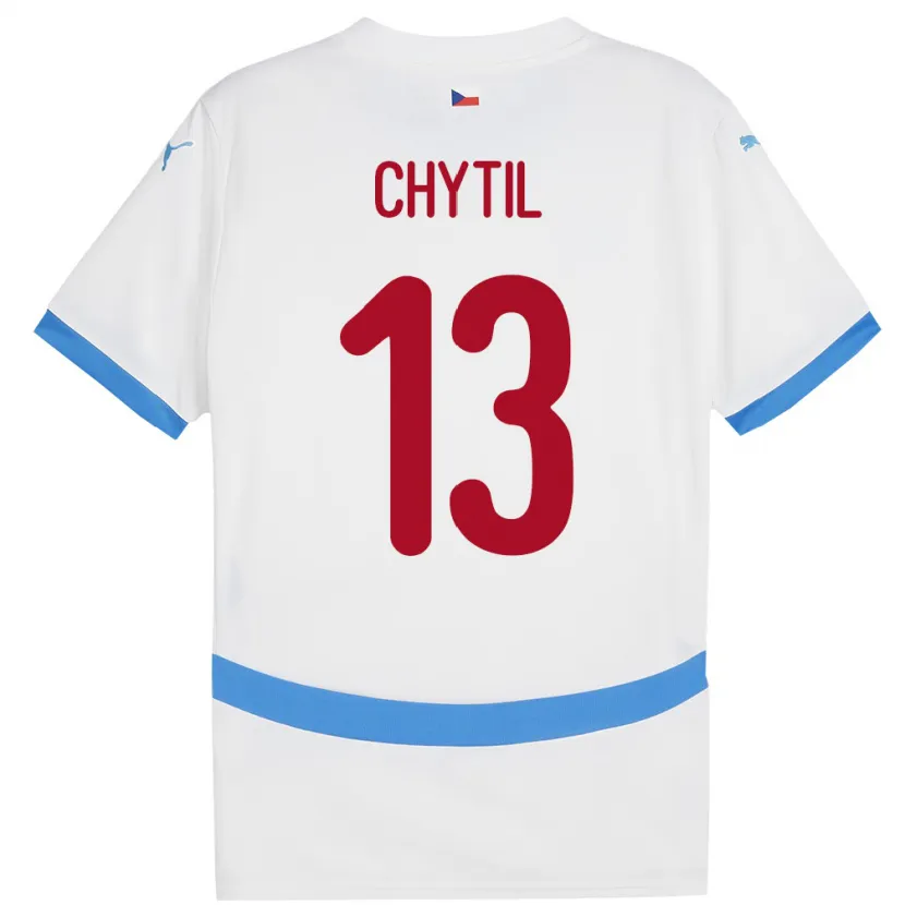 Danxen Kid Czech Republic Mojmir Chytil #13 White Away Jersey 24-26 T-Shirt