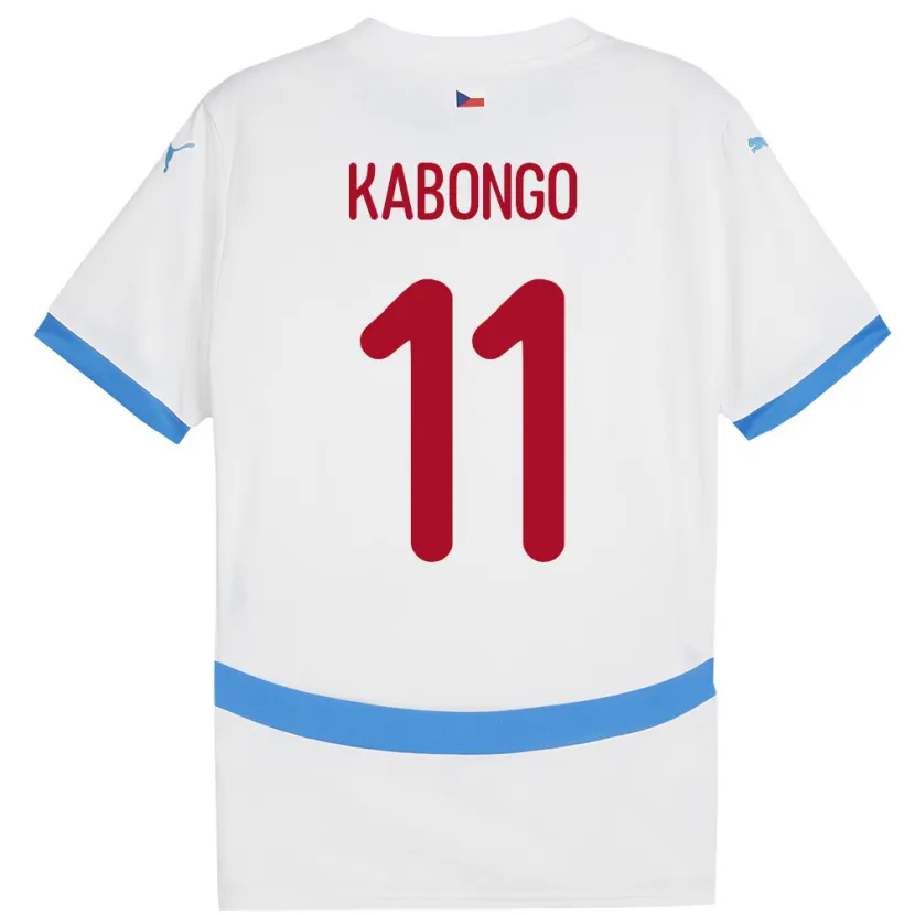 Danxen Kid Czech Republic Christophe Kabongo #11 White Away Jersey 24-26 T-Shirt