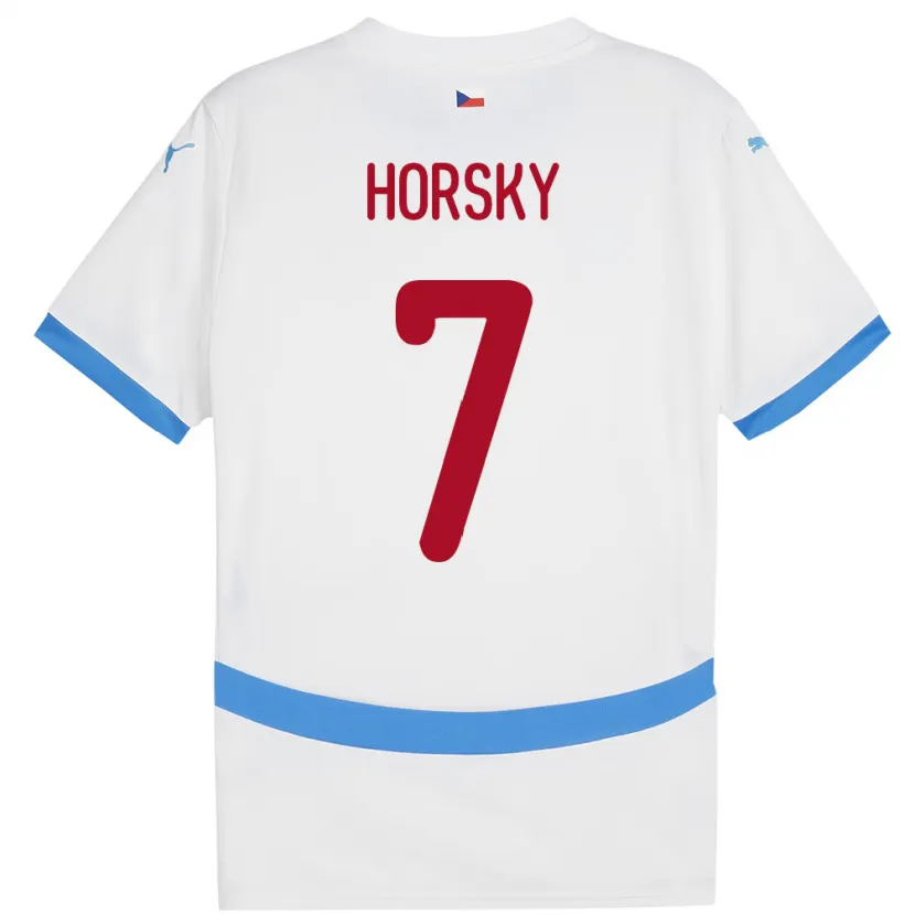 Danxen Kid Czech Republic Filip Horsky #7 White Away Jersey 24-26 T-Shirt