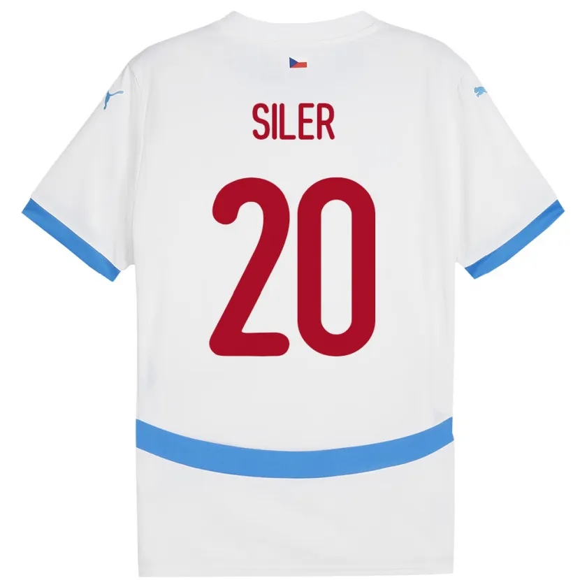 Danxen Kid Czech Republic Radek Siler #20 White Away Jersey 24-26 T-Shirt