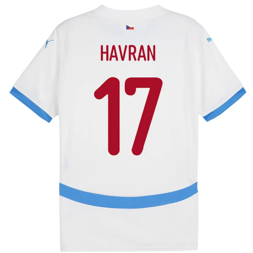 Danxen Kid Czech Republic Marek Havran #17 White Away Jersey 24-26 T-Shirt