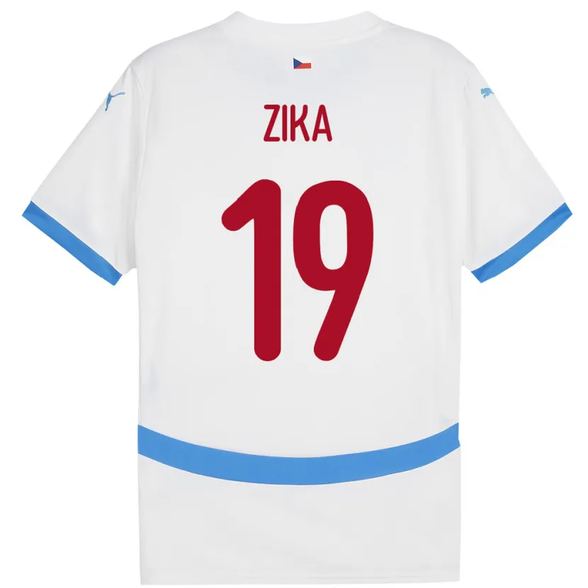 Danxen Kid Czech Republic Petr Zika #19 White Away Jersey 24-26 T-Shirt