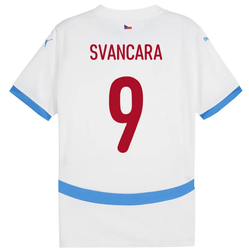 Danxen Kid Czech Republic Daniel Svancara #9 White Away Jersey 24-26 T-Shirt