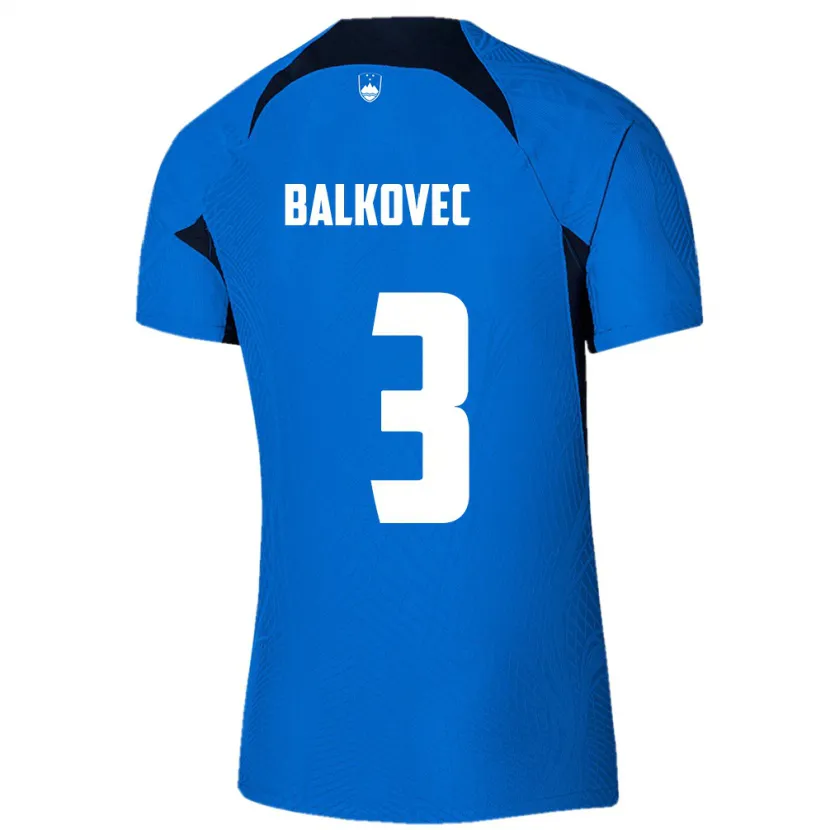 Danxen Kid Slovenia Jure Balkovec #3 Blue Away Jersey 24-26 T-Shirt