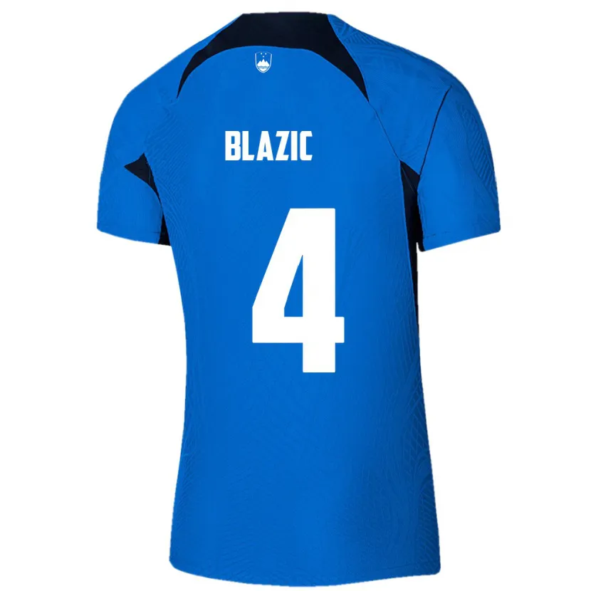 Danxen Kid Slovenia Miha Blazic #4 Blue Away Jersey 24-26 T-Shirt