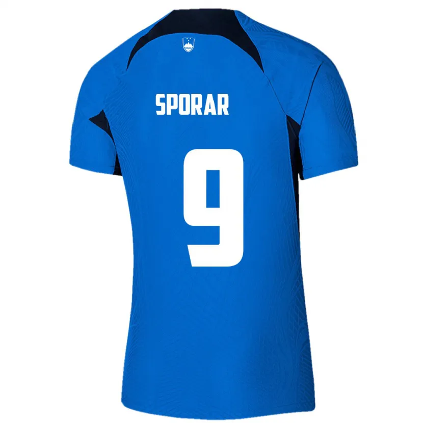 Danxen Kid Slovenia Andraz Sporar #9 Blue Away Jersey 24-26 T-Shirt