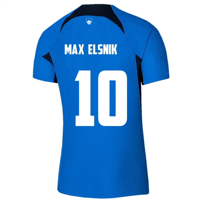 Danxen Kid Slovenia Timi Max Elsnik #10 Blue Away Jersey 24-26 T-Shirt