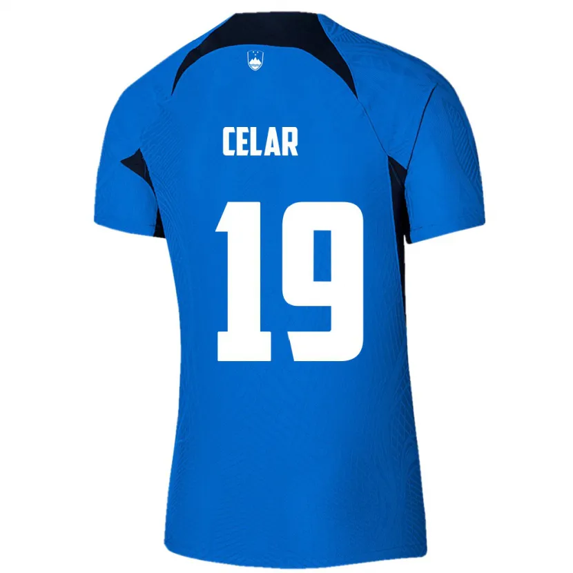 Danxen Kid Slovenia Zan Celar #19 Blue Away Jersey 24-26 T-Shirt