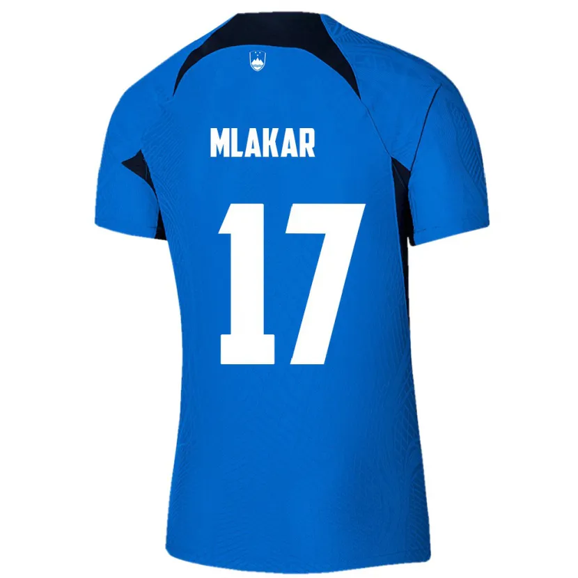 Danxen Kid Slovenia Jan Mlakar #17 Blue Away Jersey 24-26 T-Shirt