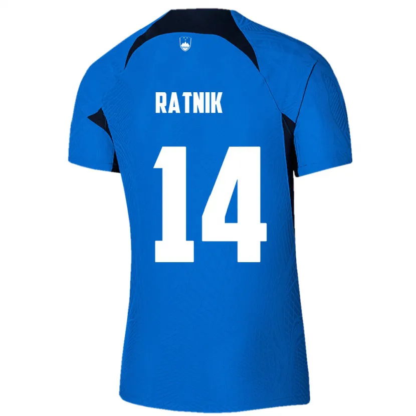 Danxen Kid Slovenia Marcel Ratnik #14 Blue Away Jersey 24-26 T-Shirt