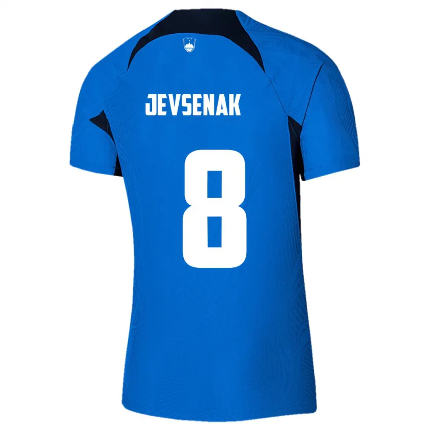 Danxen Kid Slovenia Florjan Jevsenak #8 Blue Away Jersey 24-26 T-Shirt