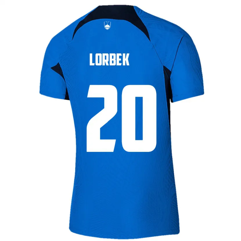 Danxen Kid Slovenia Anej Lorbek #20 Blue Away Jersey 24-26 T-Shirt