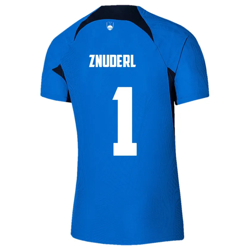 Danxen Kid Slovenia Tai Znuderl #1 Blue Away Jersey 24-26 T-Shirt