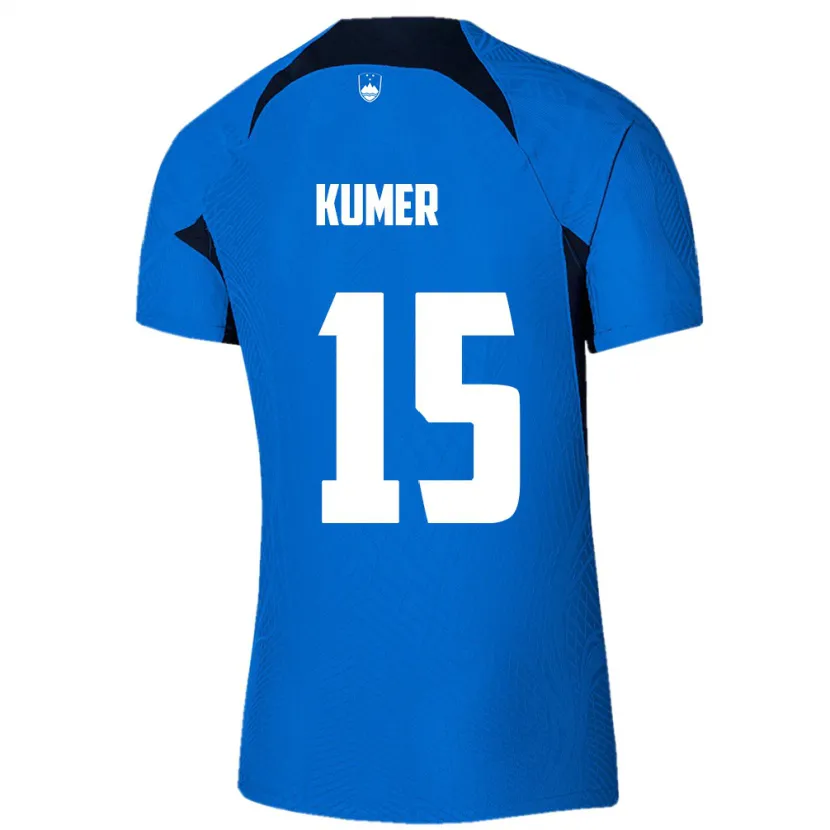 Danxen Kid Slovenia Alin Kumer #15 Blue Away Jersey 24-26 T-Shirt