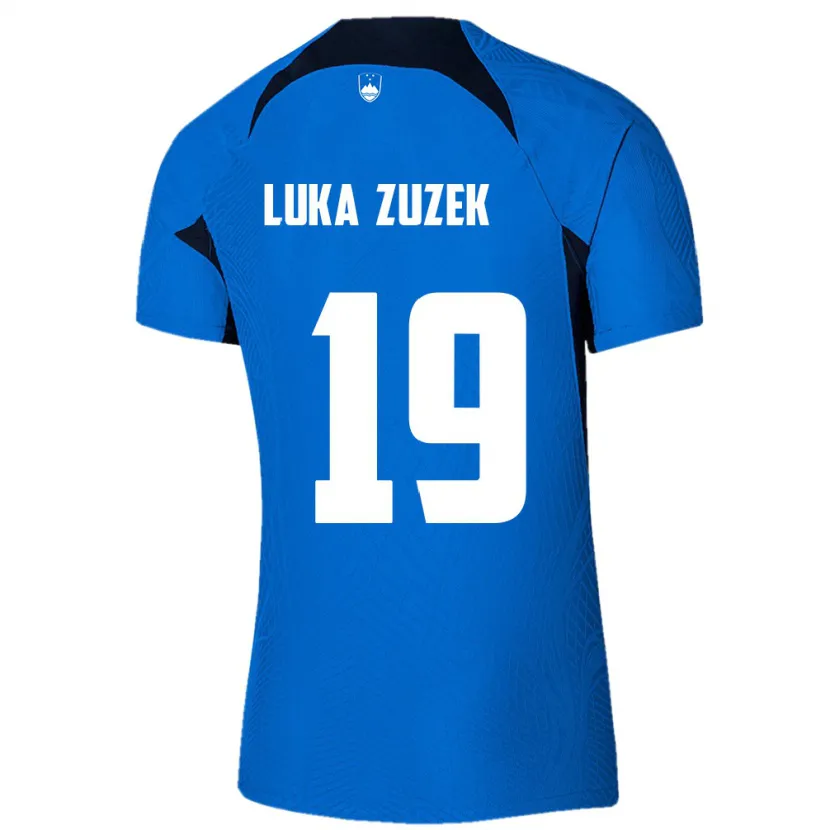 Danxen Kid Slovenia Zan Luka Zuzek #19 Blue Away Jersey 24-26 T-Shirt