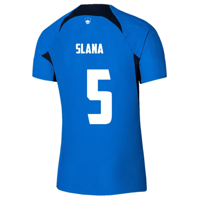 Danxen Kid Slovenia Filip Slana #5 Blue Away Jersey 24-26 T-Shirt