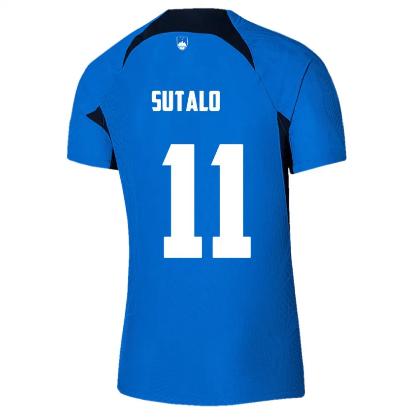 Danxen Kid Slovenia Aleksej Sutalo #11 Blue Away Jersey 24-26 T-Shirt