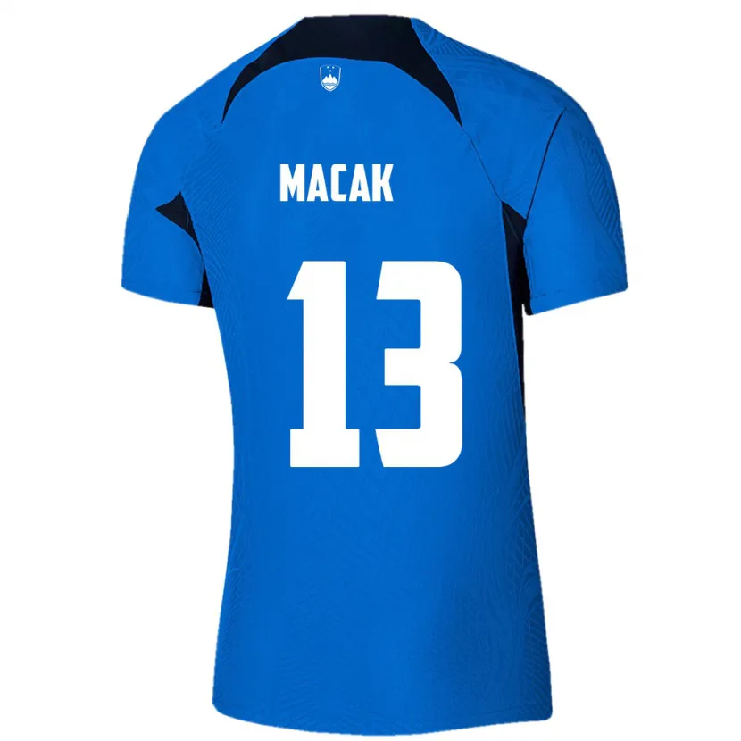 Danxen Kid Slovenia Tian Macak #13 Blue Away Jersey 24-26 T-Shirt