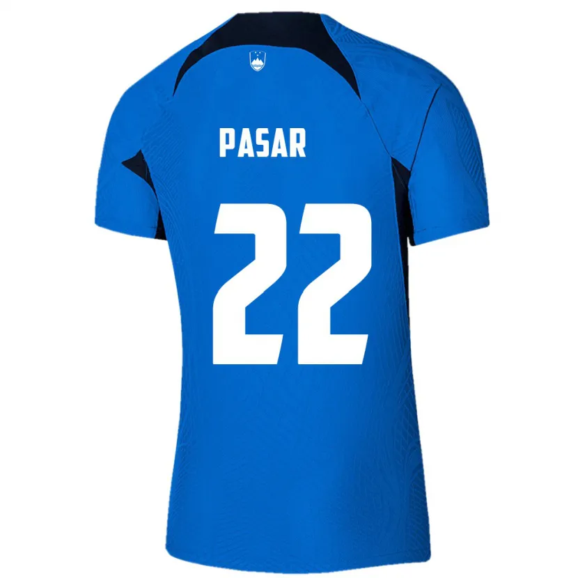 Danxen Kid Slovenia Melania Pasar #22 Blue Away Jersey 24-26 T-Shirt