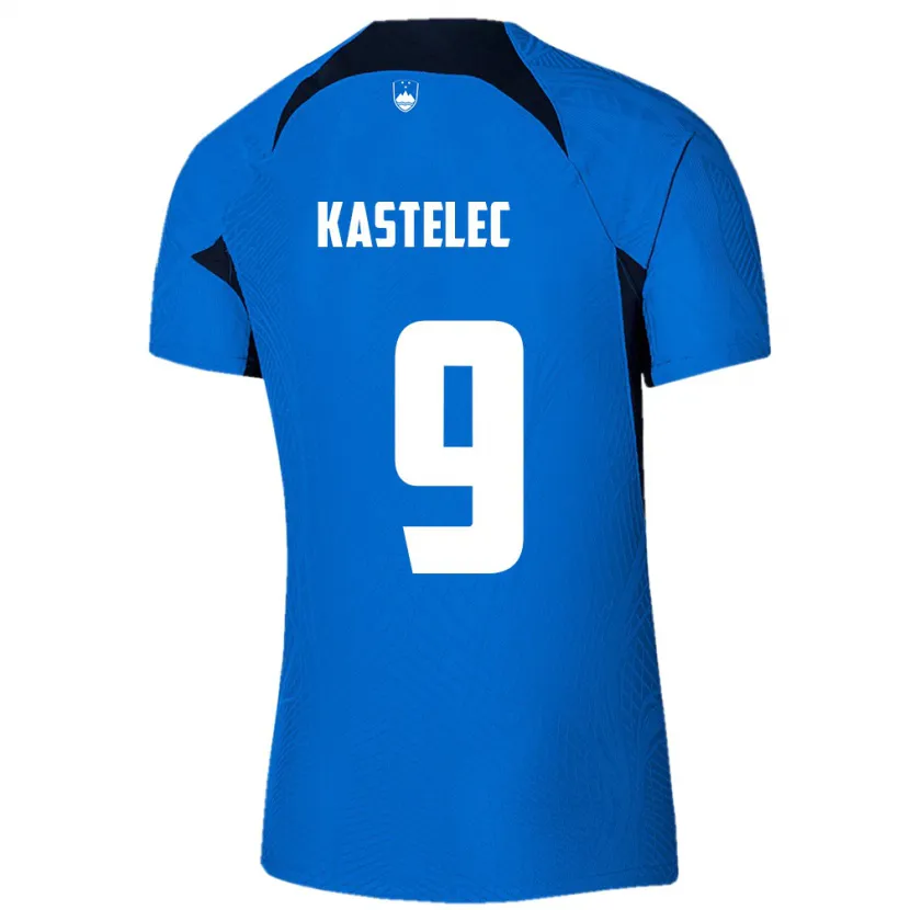 Danxen Kid Slovenia Mirjam Kastelec #9 Blue Away Jersey 24-26 T-Shirt