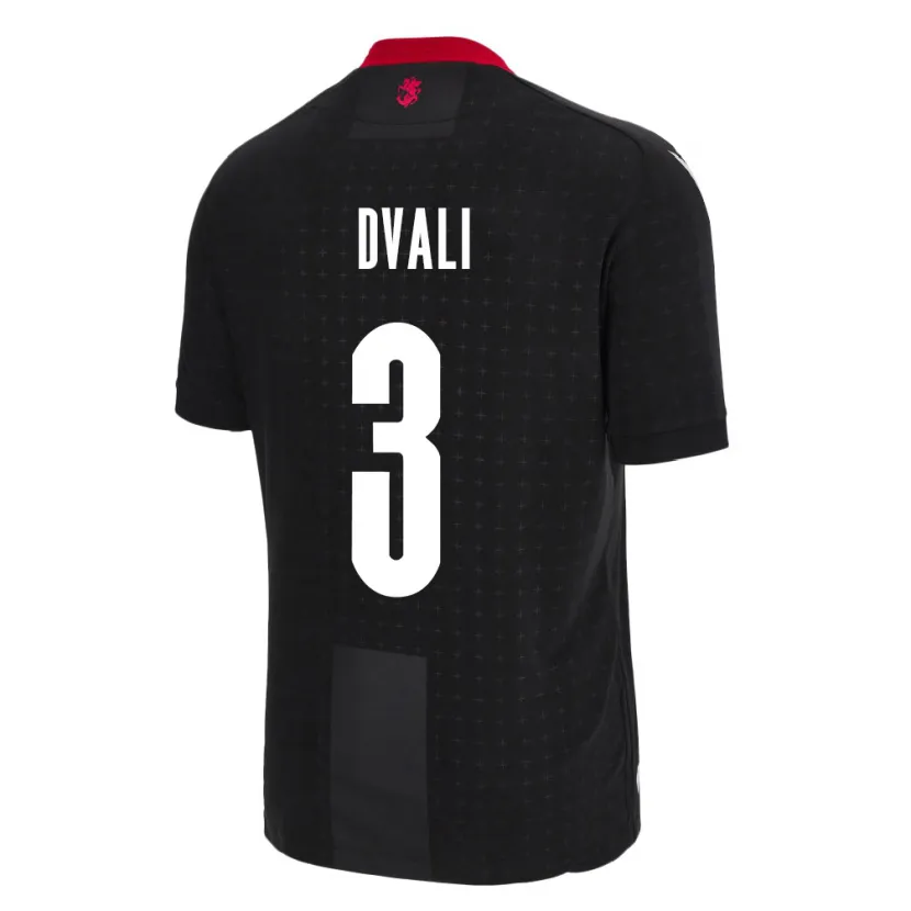 Danxen Kid Georgia Lasha Dvali #3 Black Away Jersey 24-26 T-Shirt