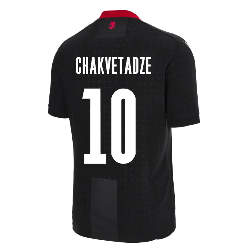 Danxen Kid Georgia Giorgi Chakvetadze #10 Black Away Jersey 24-26 T-Shirt