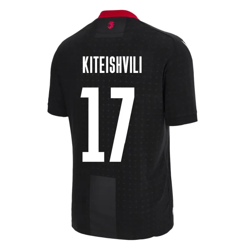 Danxen Kid Georgia Otar Kiteishvili #17 Black Away Jersey 24-26 T-Shirt